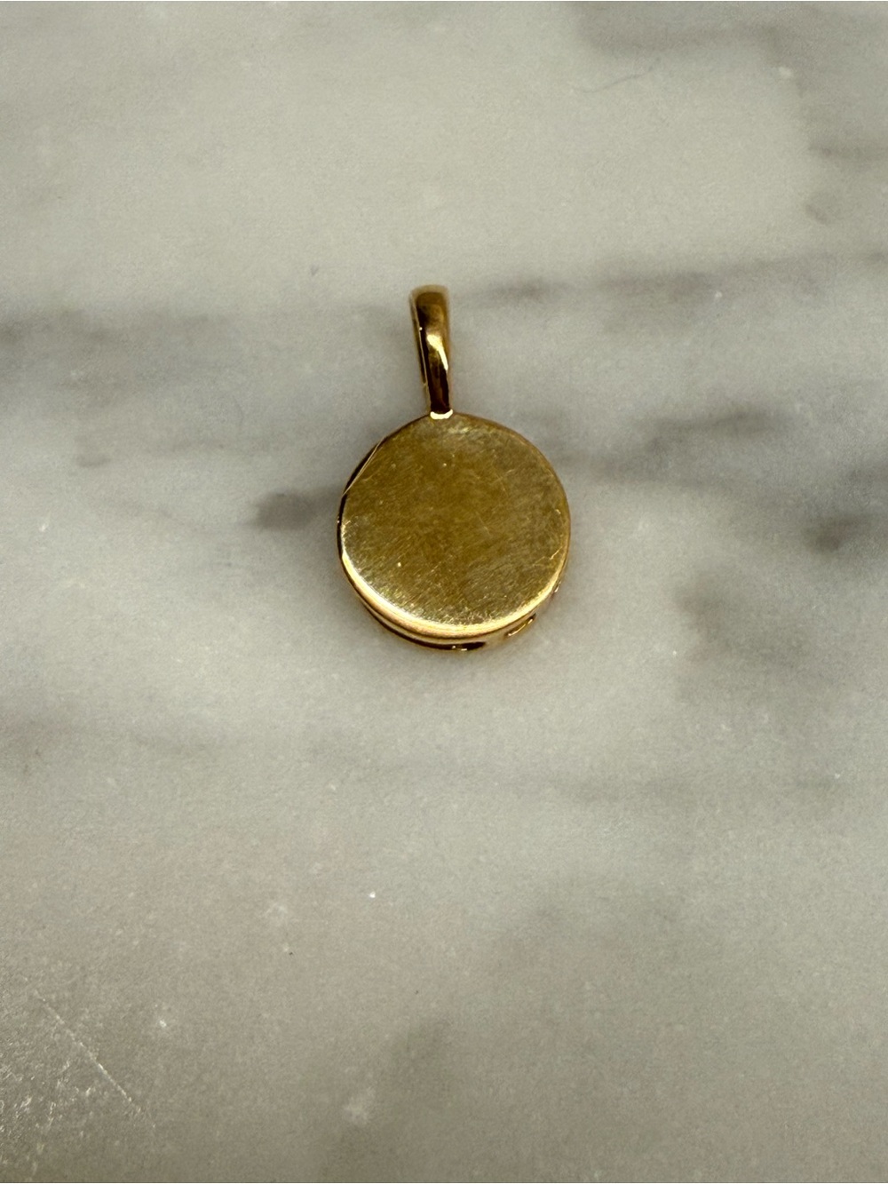 Marla Aaron ‘Working Dot’ 18k YG - LISTING FOR ROUND GOLD DOT ONLY.